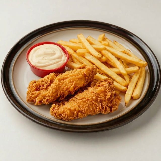 Chicken Strips Basket.