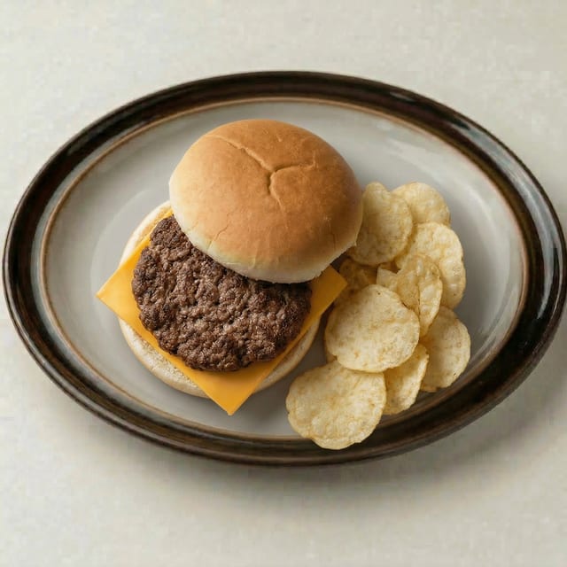 Kids' Cheeseburger Meal.