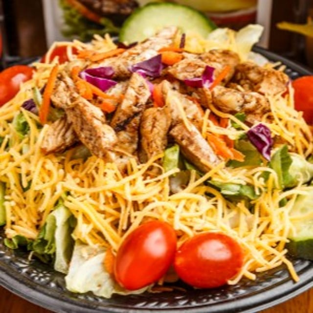 Grilled Teriyaki Chicken Chef Salad.