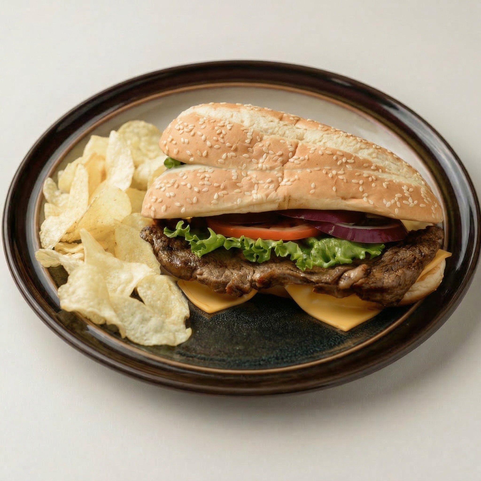 Ribeye Steak Sandwich.