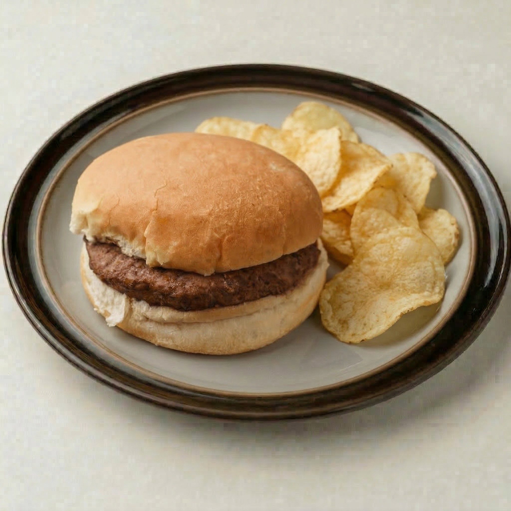 Kids' Hamburger Meal.