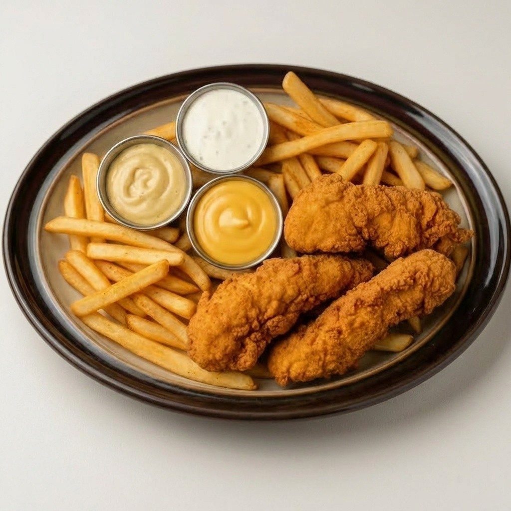 Chicken Strips Basket.