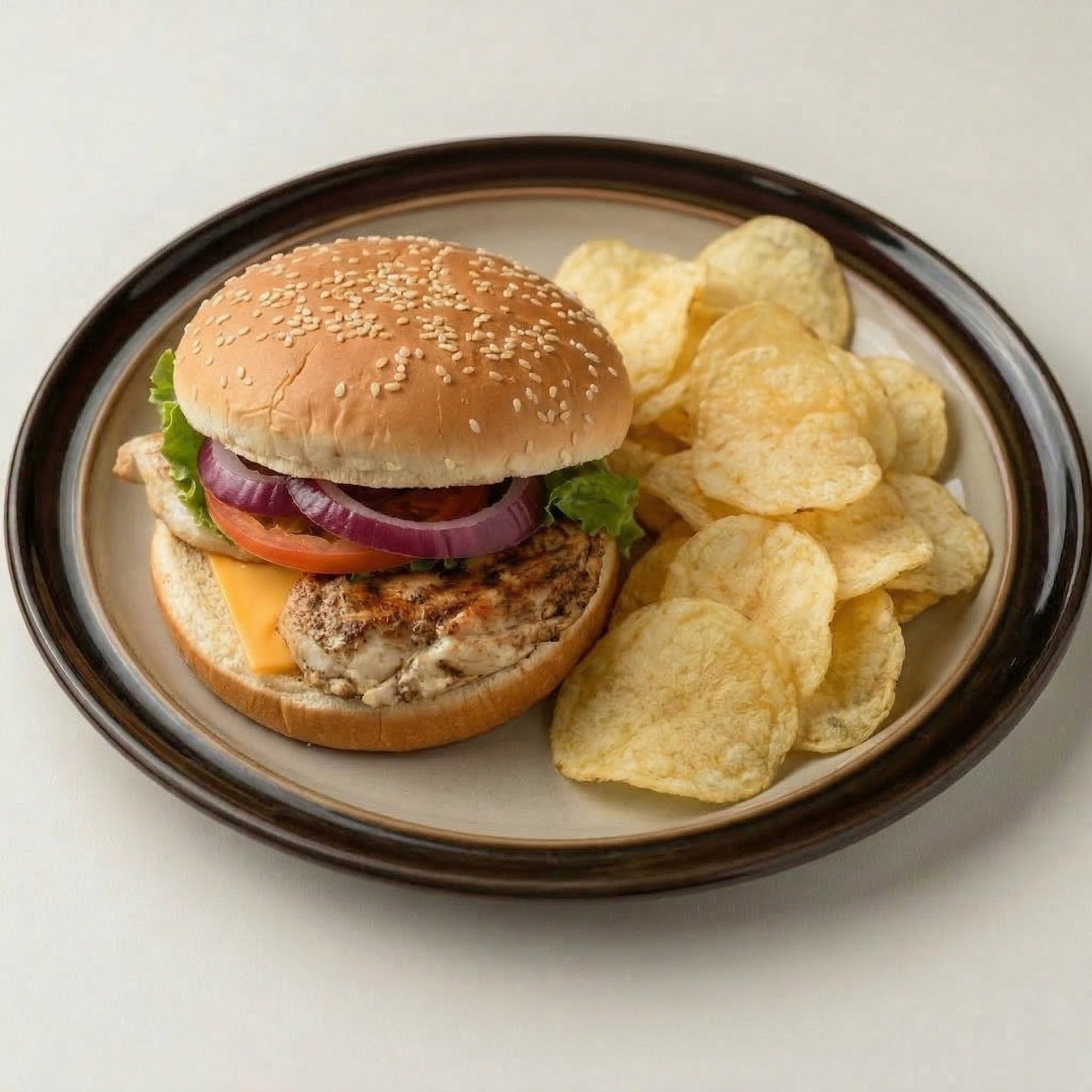 Grilled Chicken Fillet Sandwich.