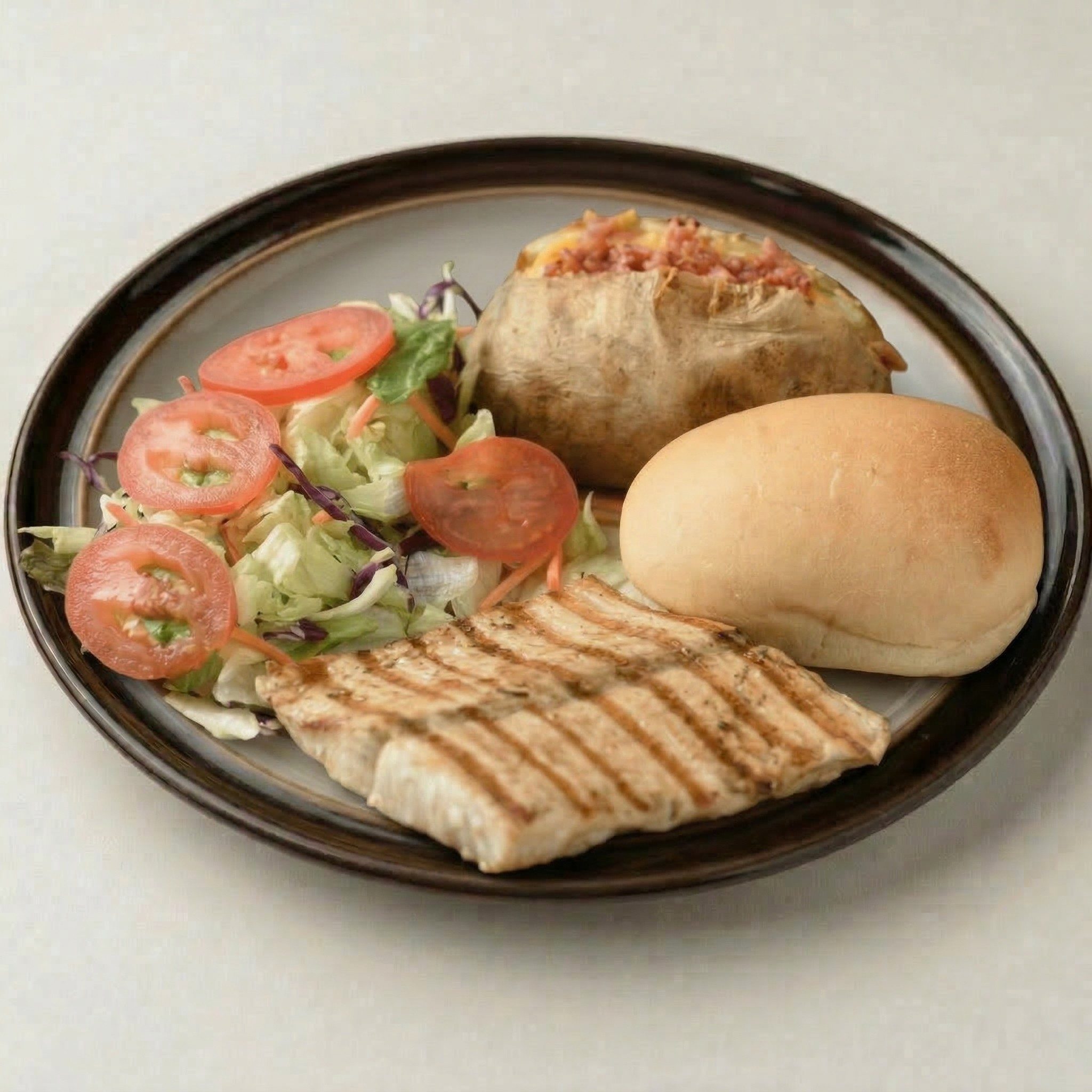 Grilled Salmon.