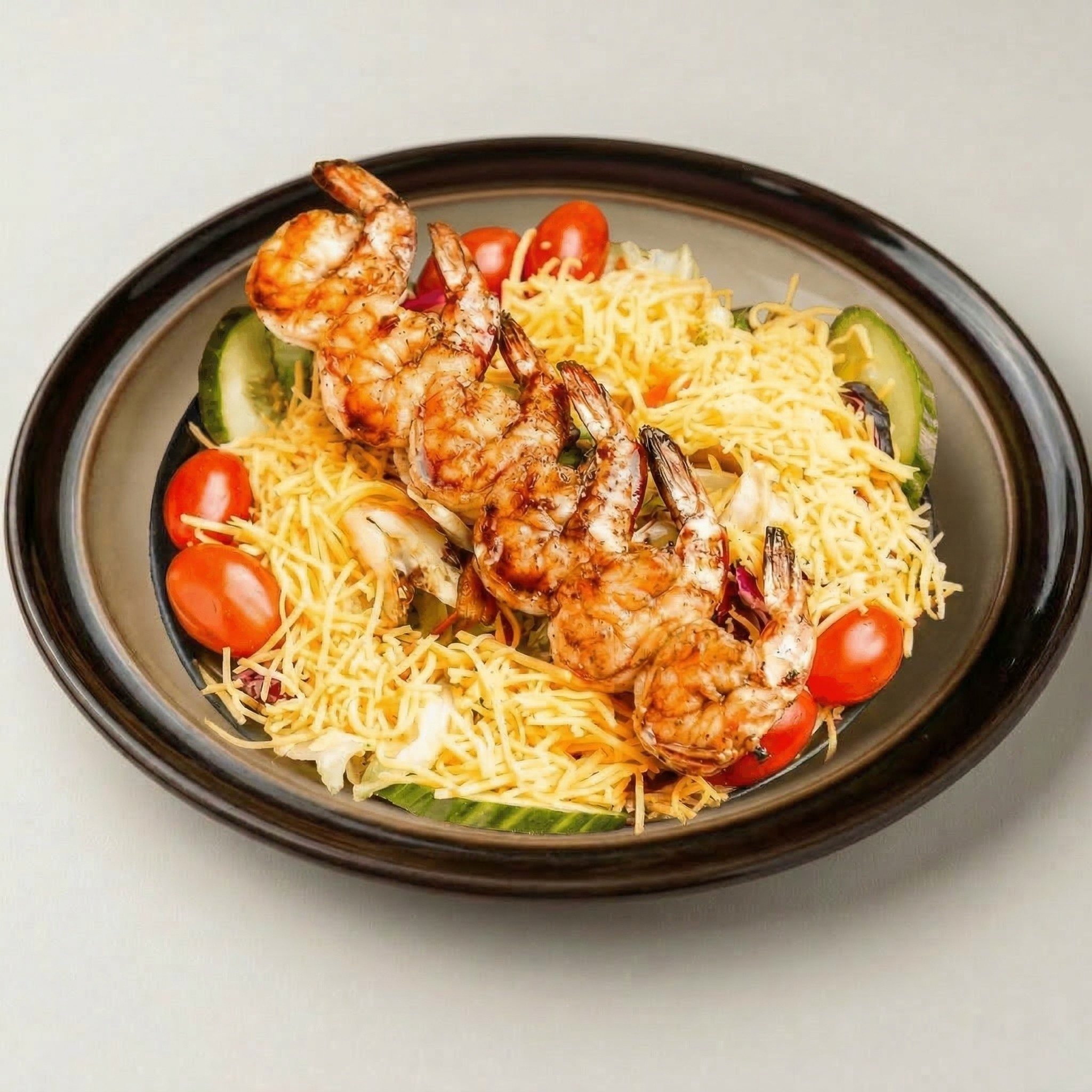 Grilled Shrimp Chef Salad.
