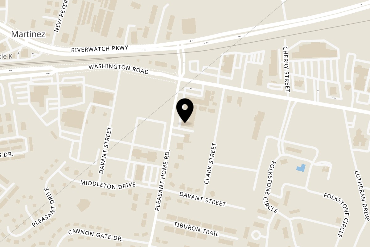 Map showing the location of Steak-Out - Augusta on 106 Pleasant Home Road in Augusta